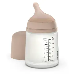 Biberon Zero Zero con Tettarella In Silicone Anticolica Flusso Lento (S) 180 ml Medium