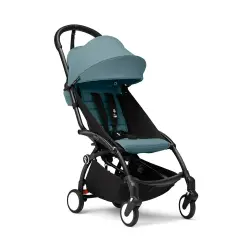 Stokke - Passeggino Yoyo3 Con Set Rivestimento 6+ Aqua Telaio - Black