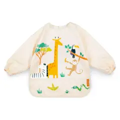 Bavaglino Impermeabile Soft Jungle Fantasia Beige