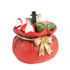 Base Albero di Natale Gift Bag Rossa Ø44 x H38,5 cm Bizzotto