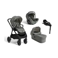 Trio Finiti 2 Signature Evergreen con Navicella Ramble XL e Base Encore per Seggiolino Auto