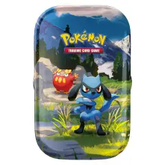 Pokemon Mini Tin Da Collezione Megaevoluzione Ascesa Eroica Riolu e Darumaka