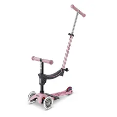 Monopattino Mini2Grow Deluxe Led Rosa
