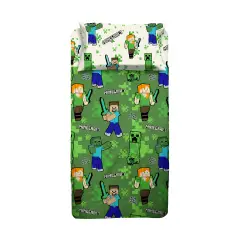 Completo Letto Minecraft HERMET 1 Piazza - Set Letto Singolo