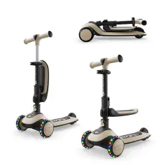 Monopattino Evolutivo 2in1 con Seduta HALLEY 2 Stone White