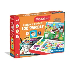 Clementoni Sapientino Leggo e Scrivo: 100 Parole con Lavagna, 4-6 AnnI