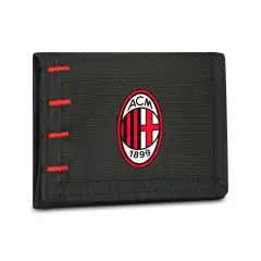 Portafoglio Milan Seven Rossoneri Connection con Velcro e Zip