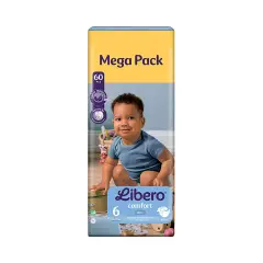 Pannolini Libero Comfort Megapack - Taglia 6 - 13-20kg - 60 Pz